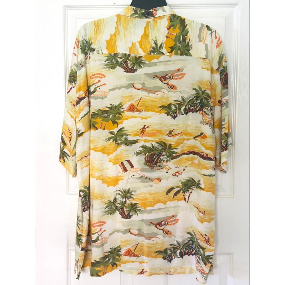 Original Island Sport Vintage Hawaiian Shirt Island Scene Large - Picture 2 of 7